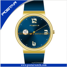 Fashion Blue Quartz Watch Factory Price Waterproof Quality